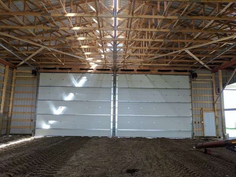 Dual connected overhead doors